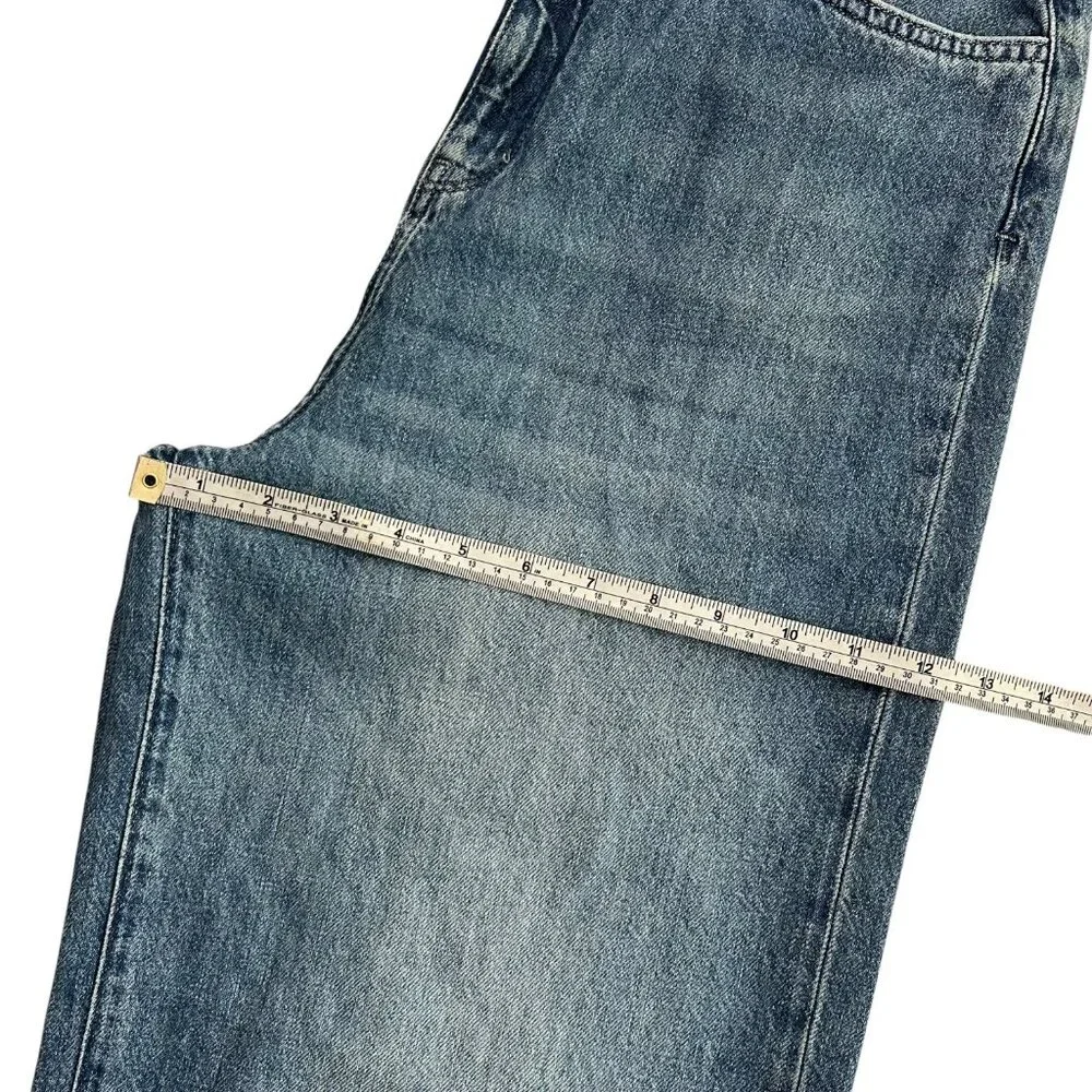 Triarchy x Anthroplogie Ms Onassis High Rise Wide Leg Jeans Size 30 Western Boho - Picture 10 of 12